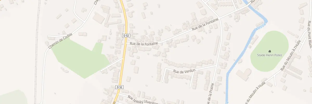 Plan du 125 Rue de la Fontaine à Albert