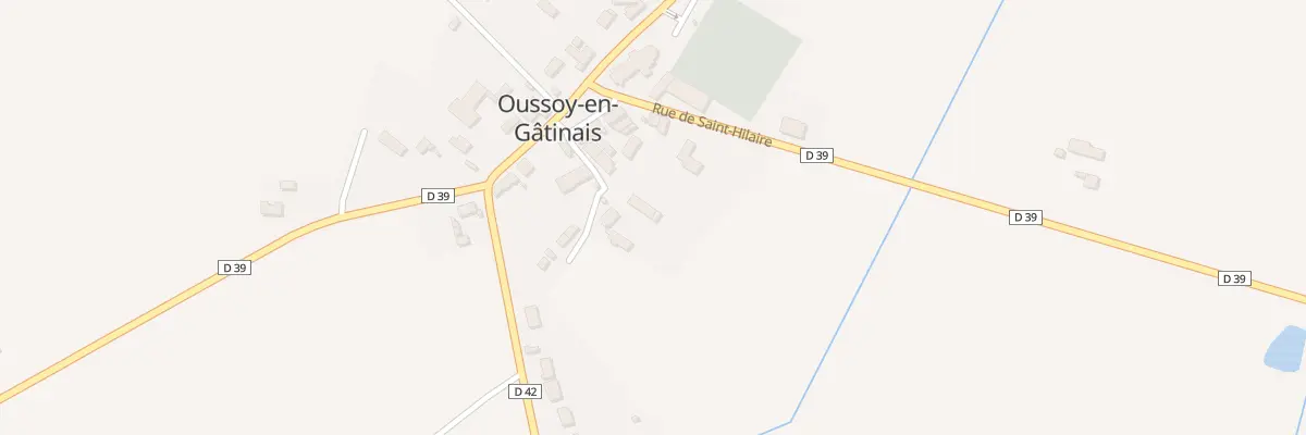 Plan du 5023 Le Bourg à Oussoy-en-Gâtinais