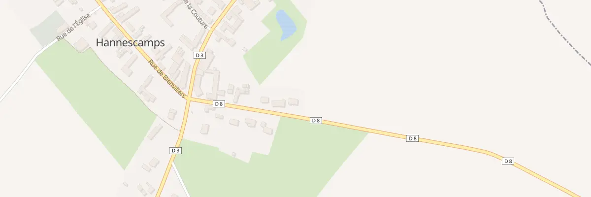 Plan du 9 Rue de Bucquoy à Hannescamps