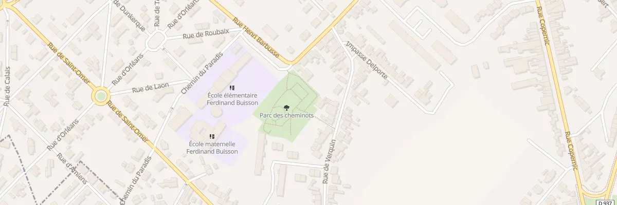 Plan du 426 Rue de Verquin à Béthune