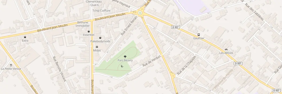 Plan du 82 Rue du Faubourg d’Arras à Béthune