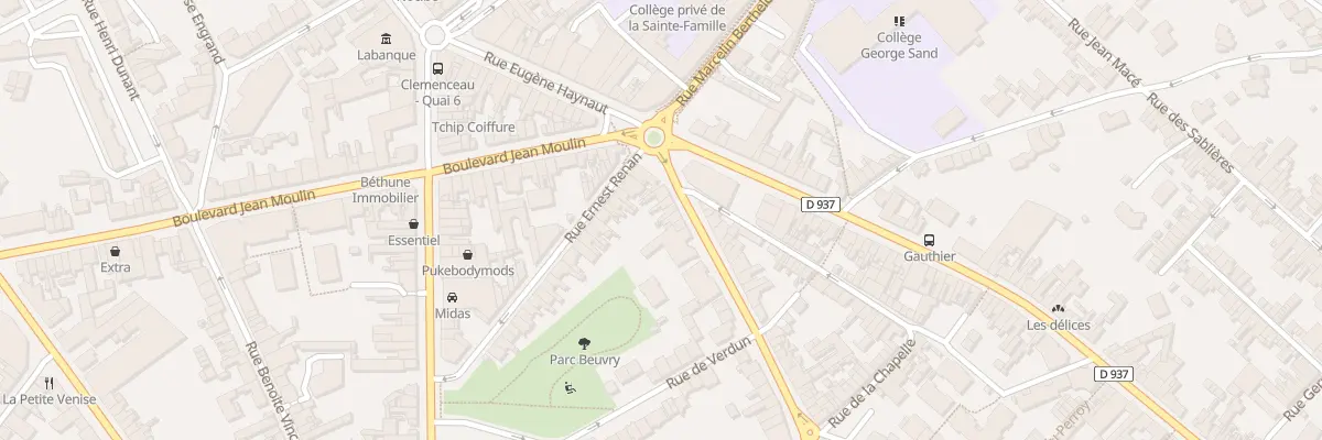 Plan du 46 Rue du Faubourg d’Arras à Béthune