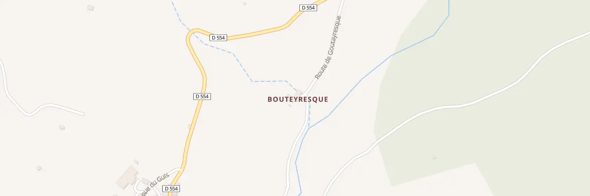 Plan du 208 Rte de Goutayresque à Laval-Roquecezière