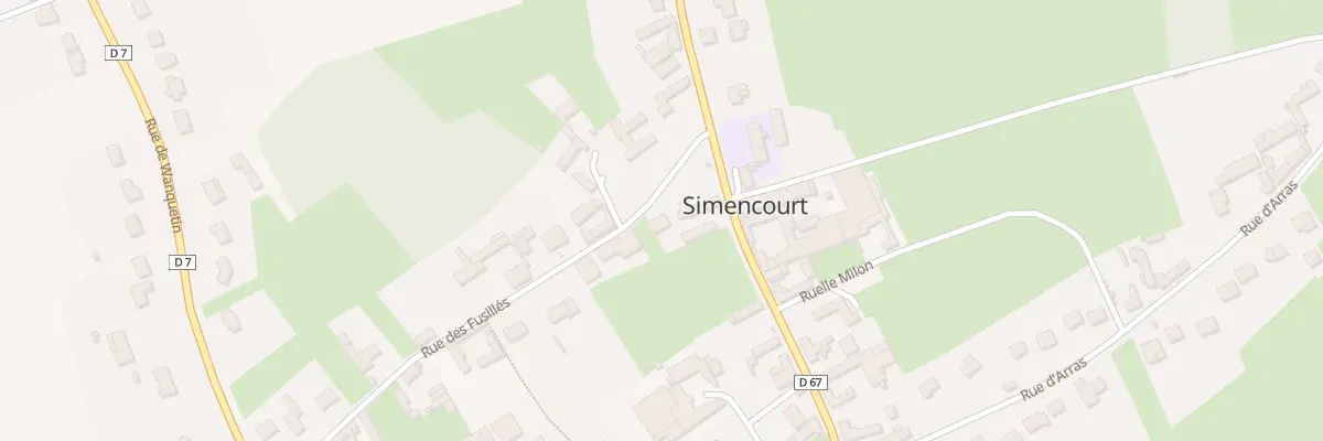 Plan du 1 Rue des Fusillés à Simencourt