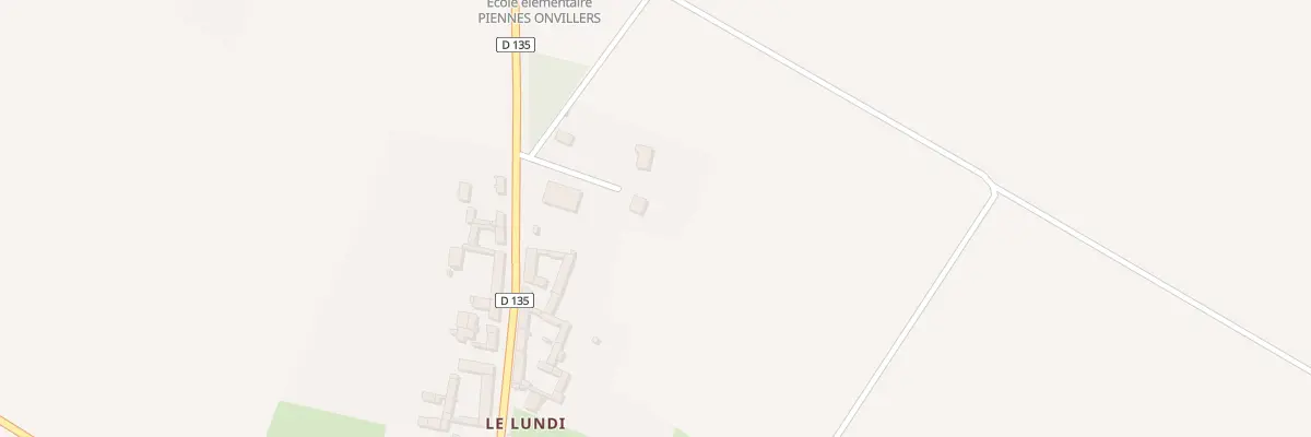 Plan du 11 Rue du Lundi à Piennes-Onvillers
