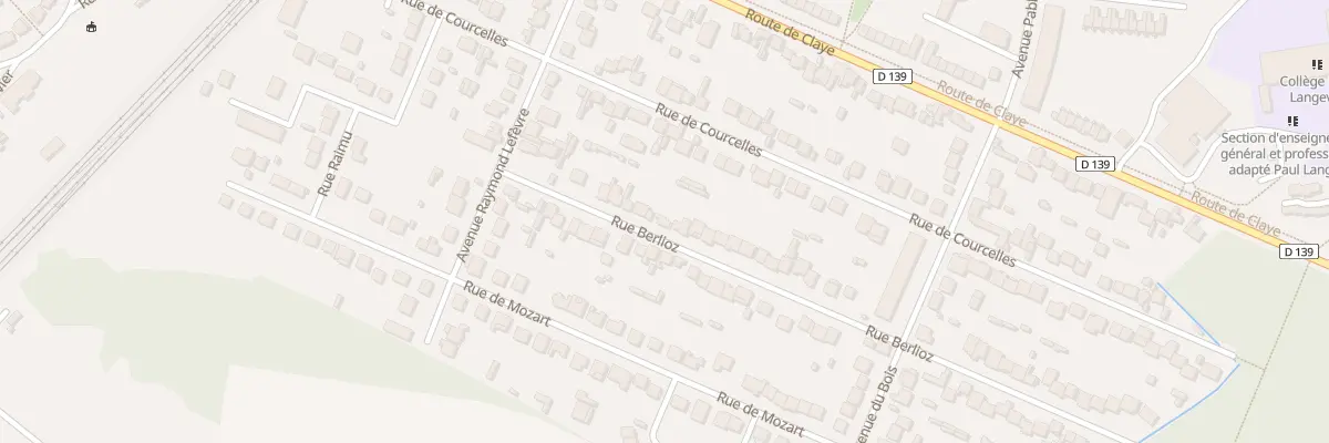 Plan du 19 Rue Berlioz à Mitry-Mory