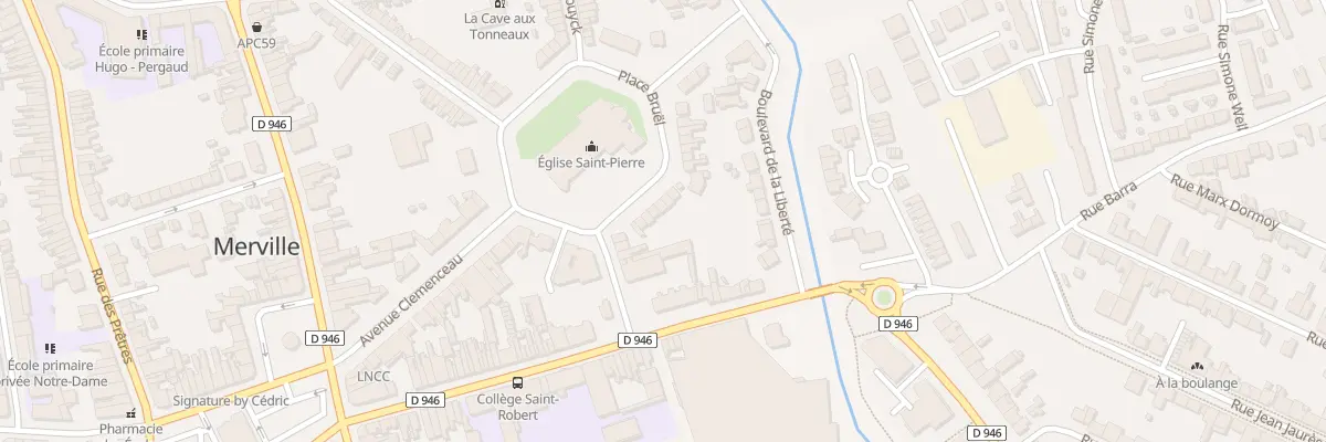 Plan du 14 Pl Bruel à Merville