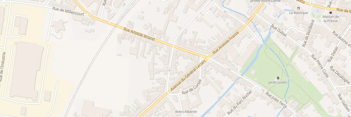 Plan du 22 Rue de Pont Noyelles à Albert