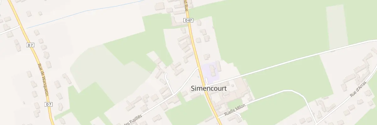 Plan du 2 Rue des Fusillés à Simencourt