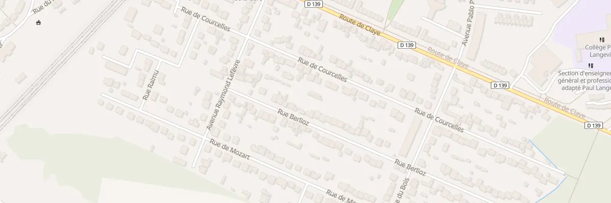 Plan du 17 Rue Berlioz à Mitry-Mory
