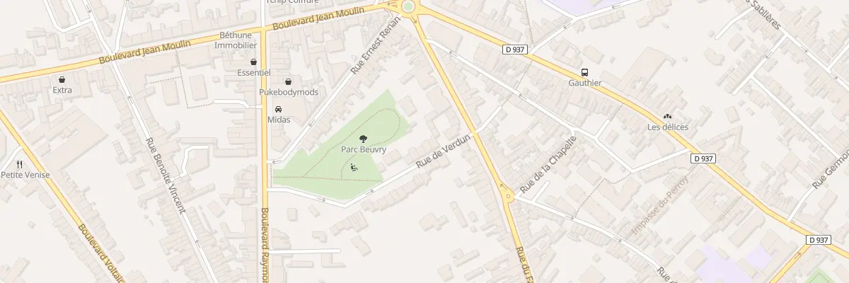 Plan du 46 Rue de Verdun à Béthune