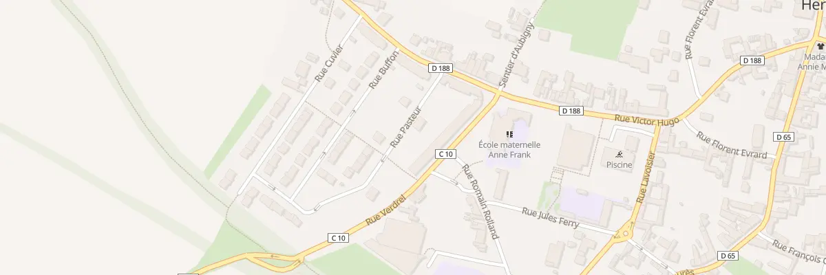 Plan du 7 Rue Pasteur à Hersin-Coupigny