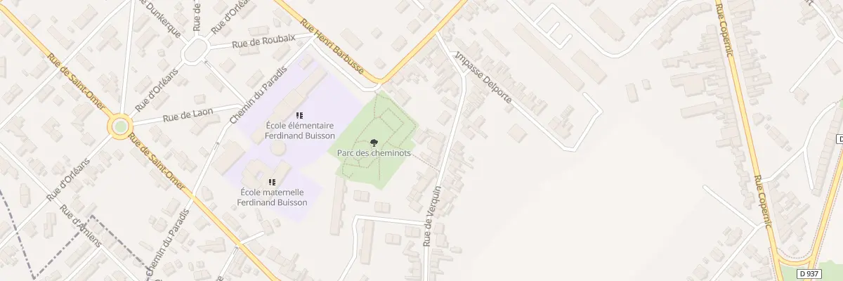 Plan du 516 Rue de Verquin à Béthune