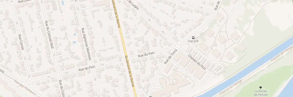 Plan du 12 Rue du Parc à Vaires-sur-Marne