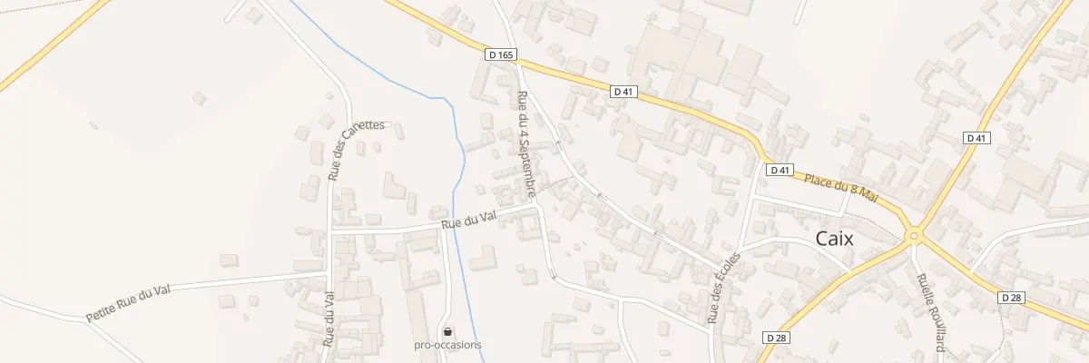 Plan du 5123 Rue du 4 Septembre à Caix