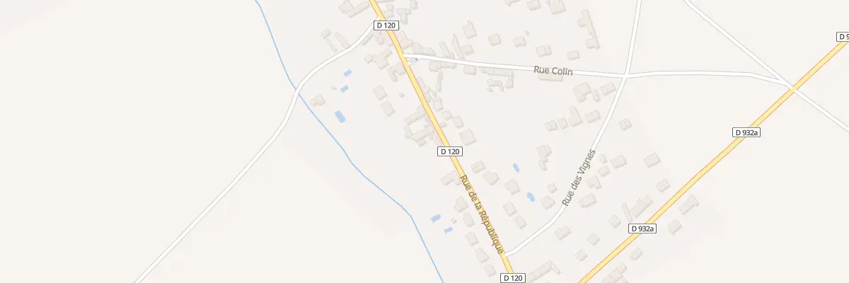 Plan du 33 Rue de la Republique à Villers-Saint-Frambourg-Ognon