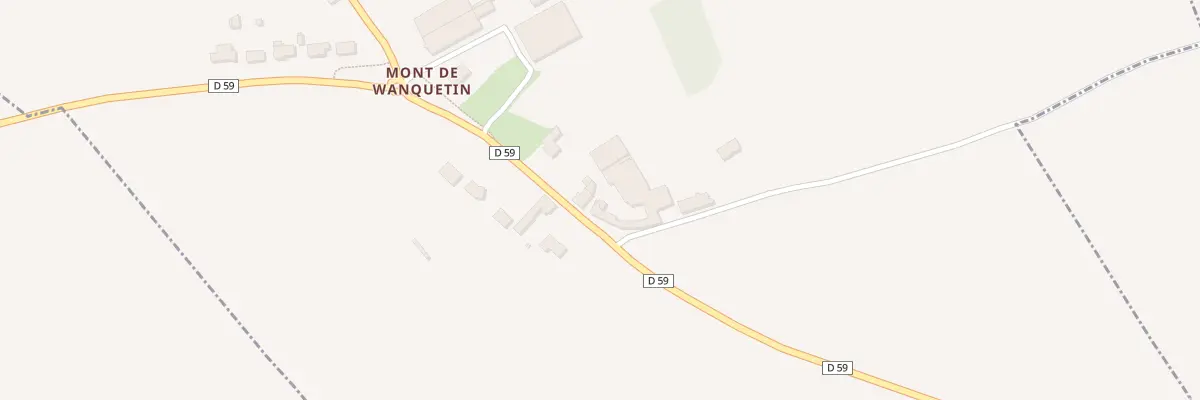 Plan du 4 Mont de Wanquetin à Montenescourt