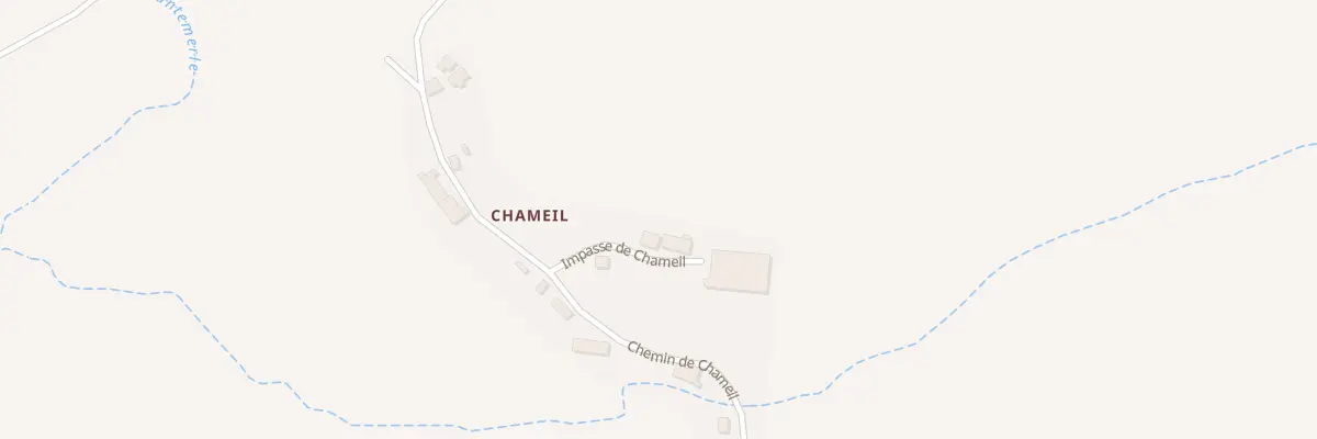 Plan du 5161 Chameil à Avèze