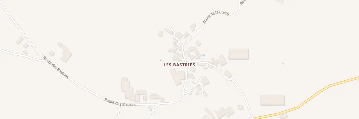 Plan du 5231 Les Bastries à Flavin