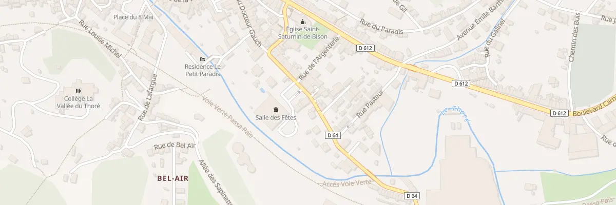 Plan du 12 Rue Pierre et François Crouzet à Labastide-Rouairoux