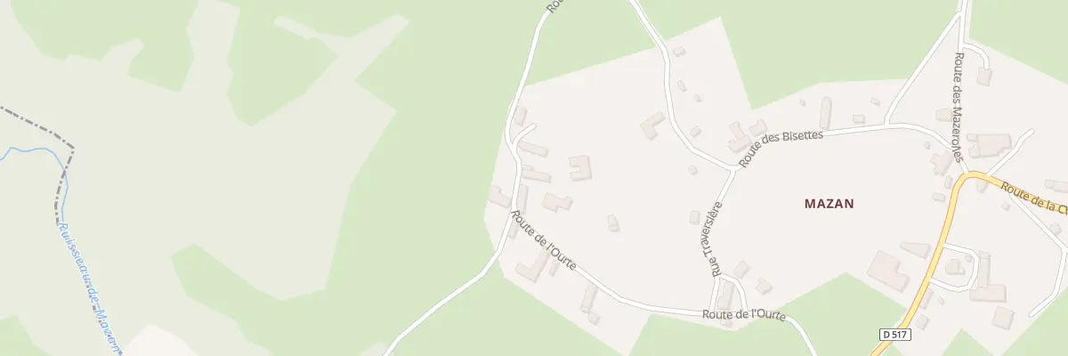 Plan du 5025 Mazan à Saint-Hilaire