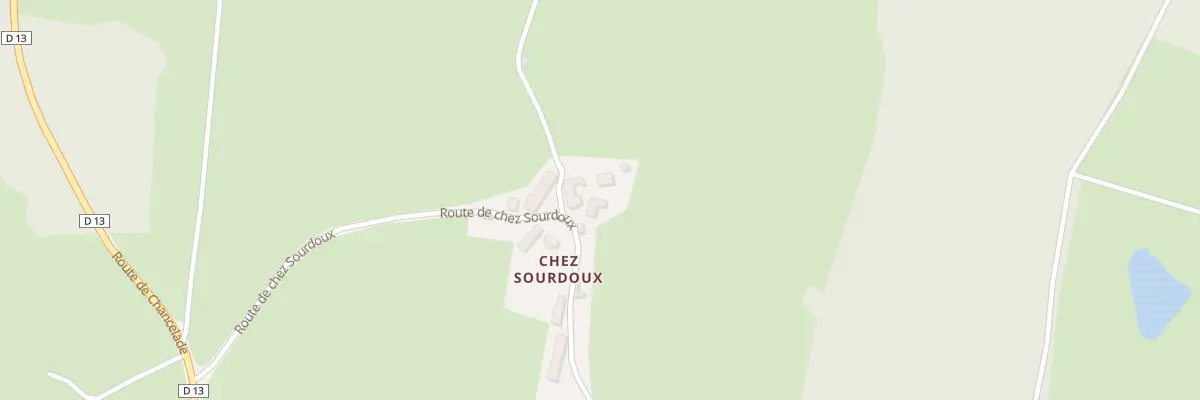 Plan du 5119 Chez Sourdoux à Charensat