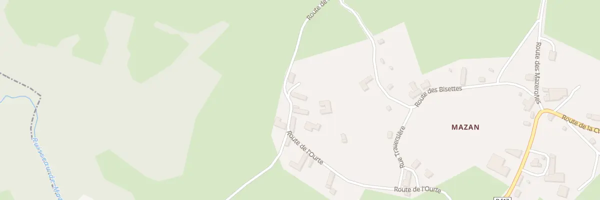 Plan du 5024 Mazan à Saint-Hilaire