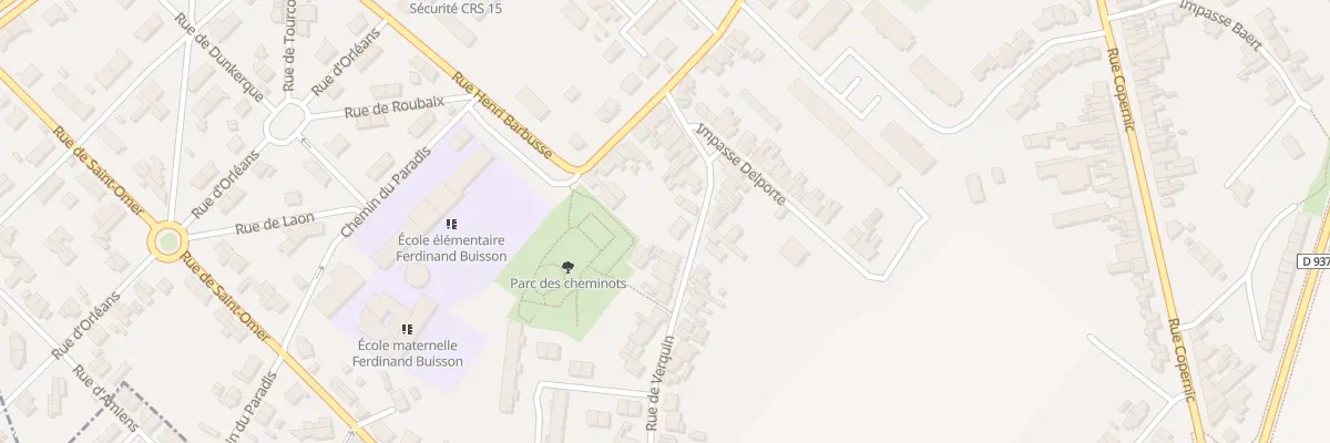 Plan du 436 Rue de Verquin à Béthune