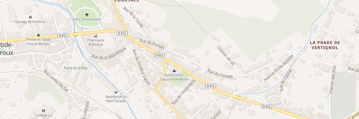 Plan du 101 Bd Carnot à Labastide-Rouairoux