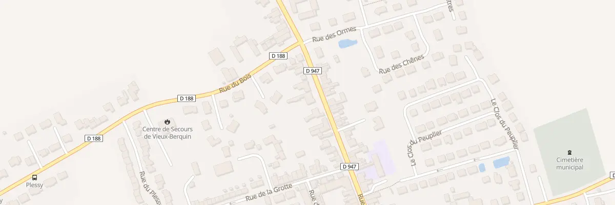 Plan du 35 Rue de la Gare à Vieux-Berquin