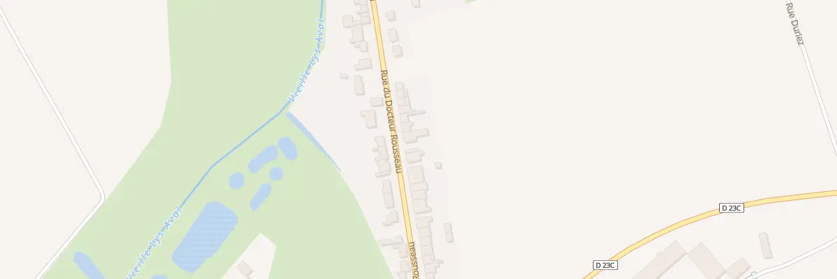 Plan du 169 Rue du Doc Rousseau à Merville