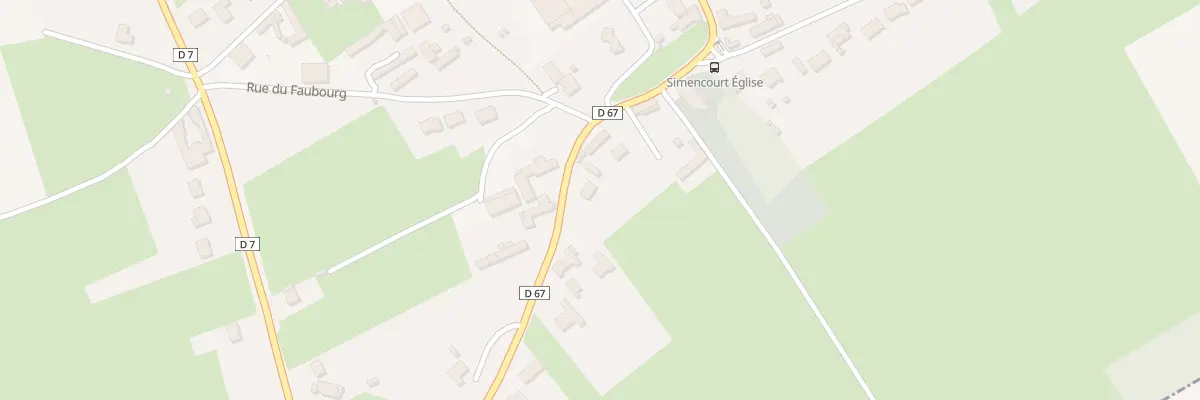 Plan du 3 Rue de Beaumetz à Simencourt