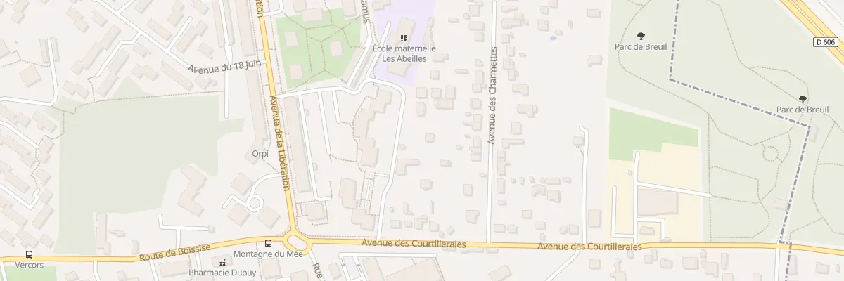 Plan du 117 Av des Charmettes au Mée-sur-Seine