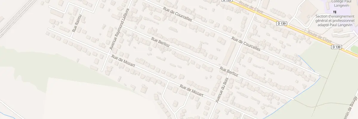 Plan du 28 Rue Berlioz à Mitry-Mory
