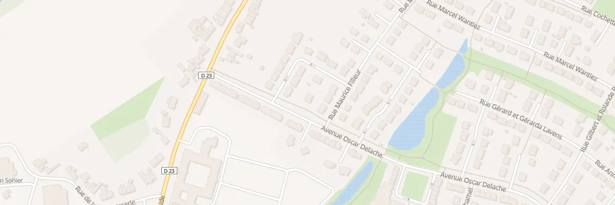 Plan du 3 Rue Maurice Filleur à Merville