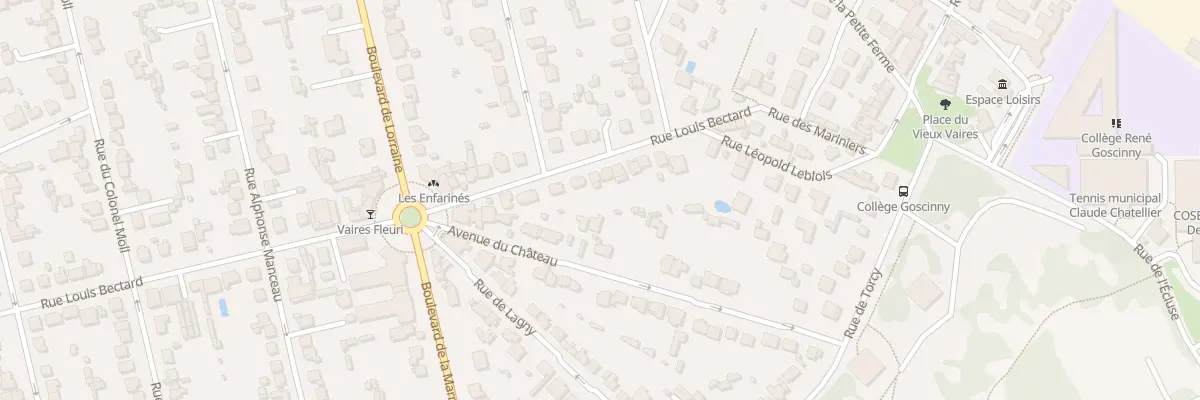 Plan du 25 Rue Louis Bectard à Vaires-sur-Marne