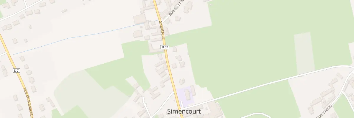 Plan du 18 Grande Rue à Simencourt