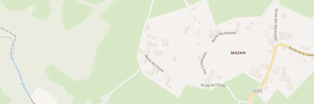 Plan du 5026 Mazan à Saint-Hilaire