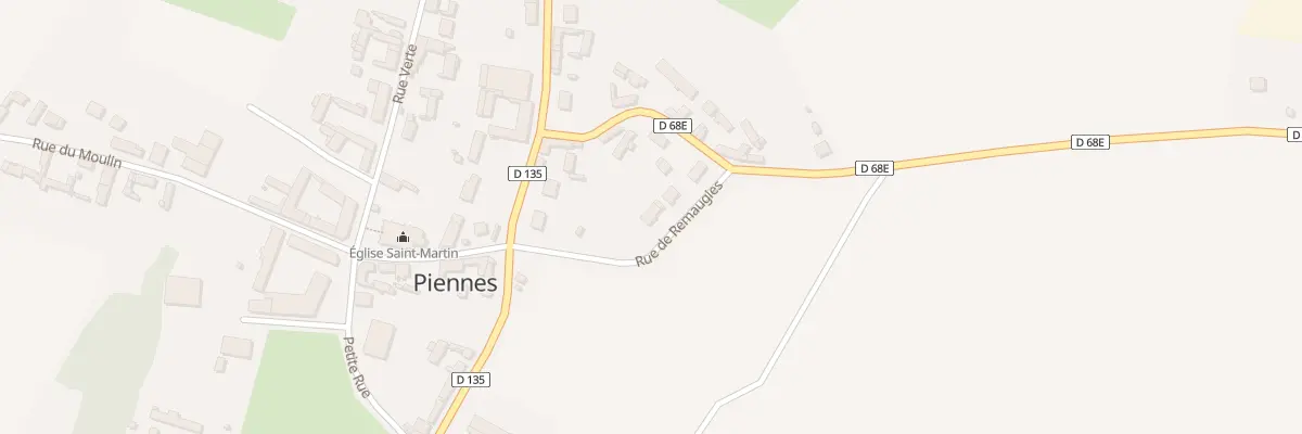 Plan du 3 Rue de Remaugies à Piennes-Onvillers