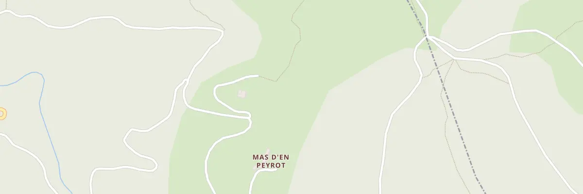Plan de Mas d’En Peyrot à Saint-Michel-de-Llotes