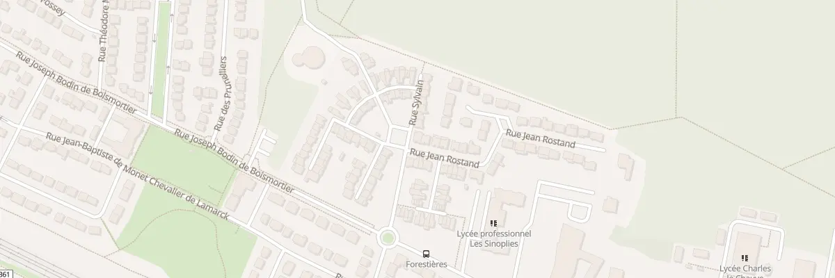 Plan du 1 Rue Jean Rostand à Roissy-en-Brie