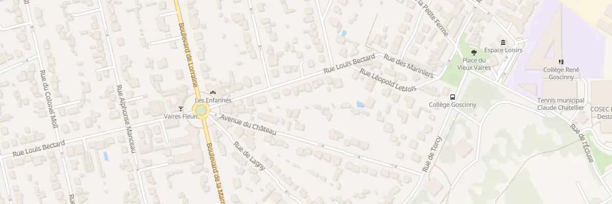 Plan du 23 Rue Louis Bectard à Vaires-sur-Marne