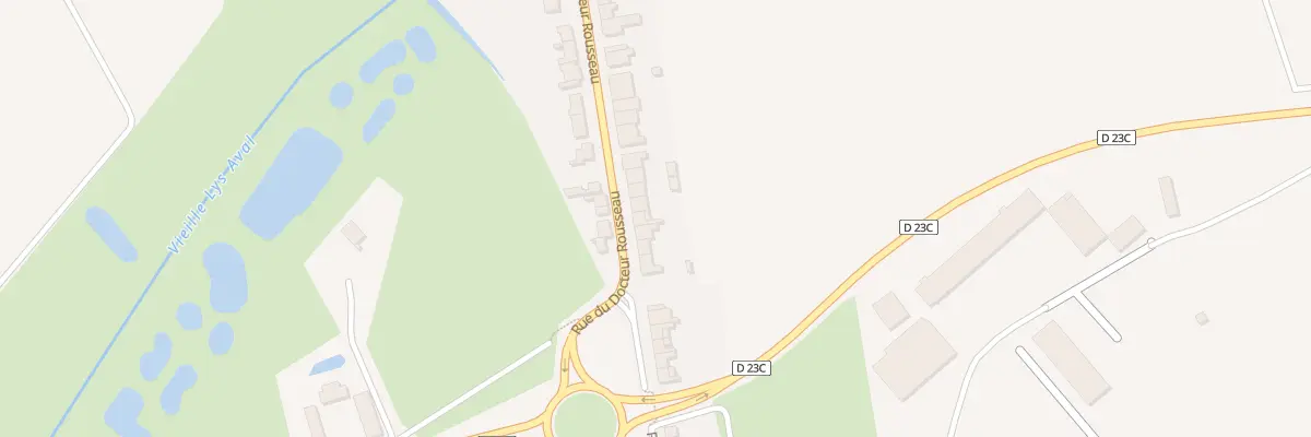 Plan du 189 Rue du Doc Rousseau à Merville
