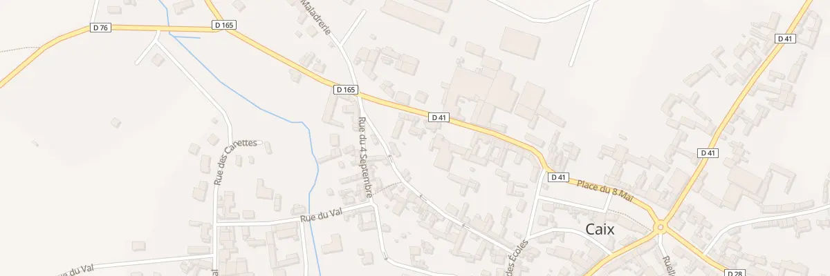 Plan du 5114 Rue de Blanc à Caix