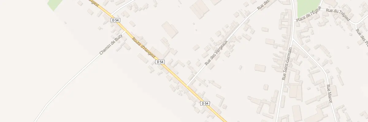 Plan du 26 Rue d’Hangest à Arvillers
