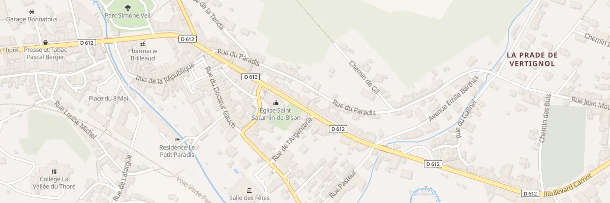 Plan du 109 Bd Carnot à Labastide-Rouairoux