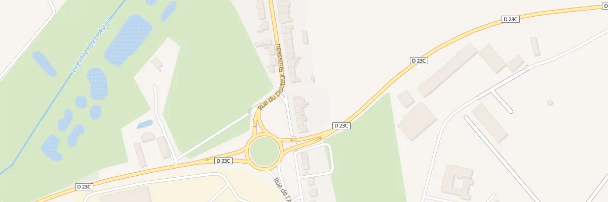 Plan du 197 Rue du Doc Rousseau à Merville