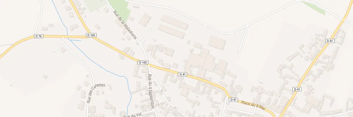 Plan du 12 Rue de Blanc à Caix