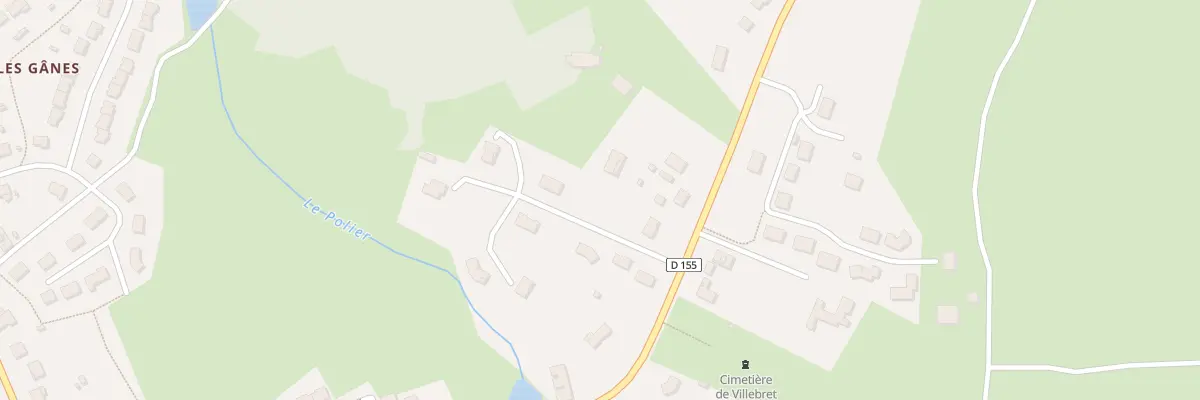 Plan du 82 Che de la Pécherie à Villebret