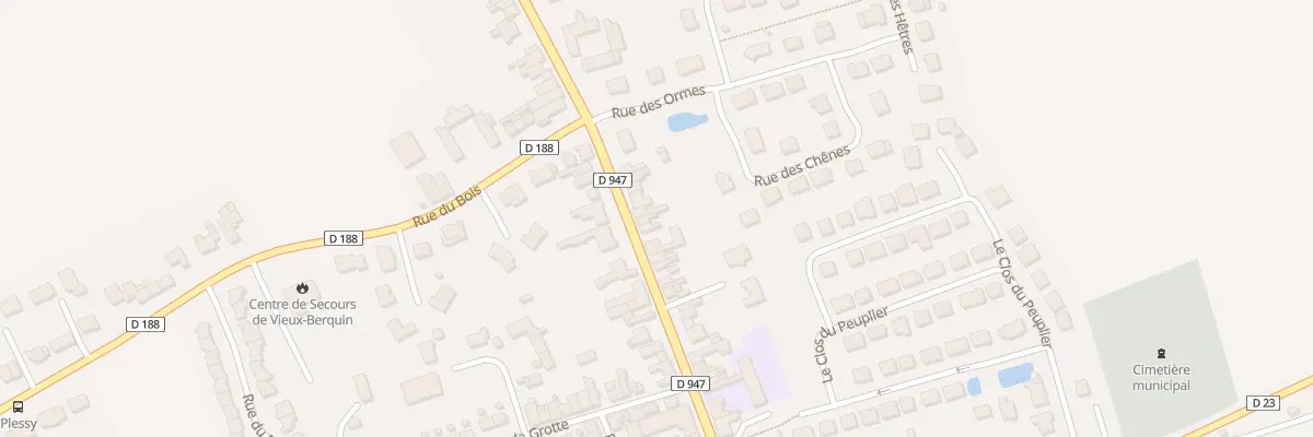 Plan du 58 Rue de la Gare à Vieux-Berquin